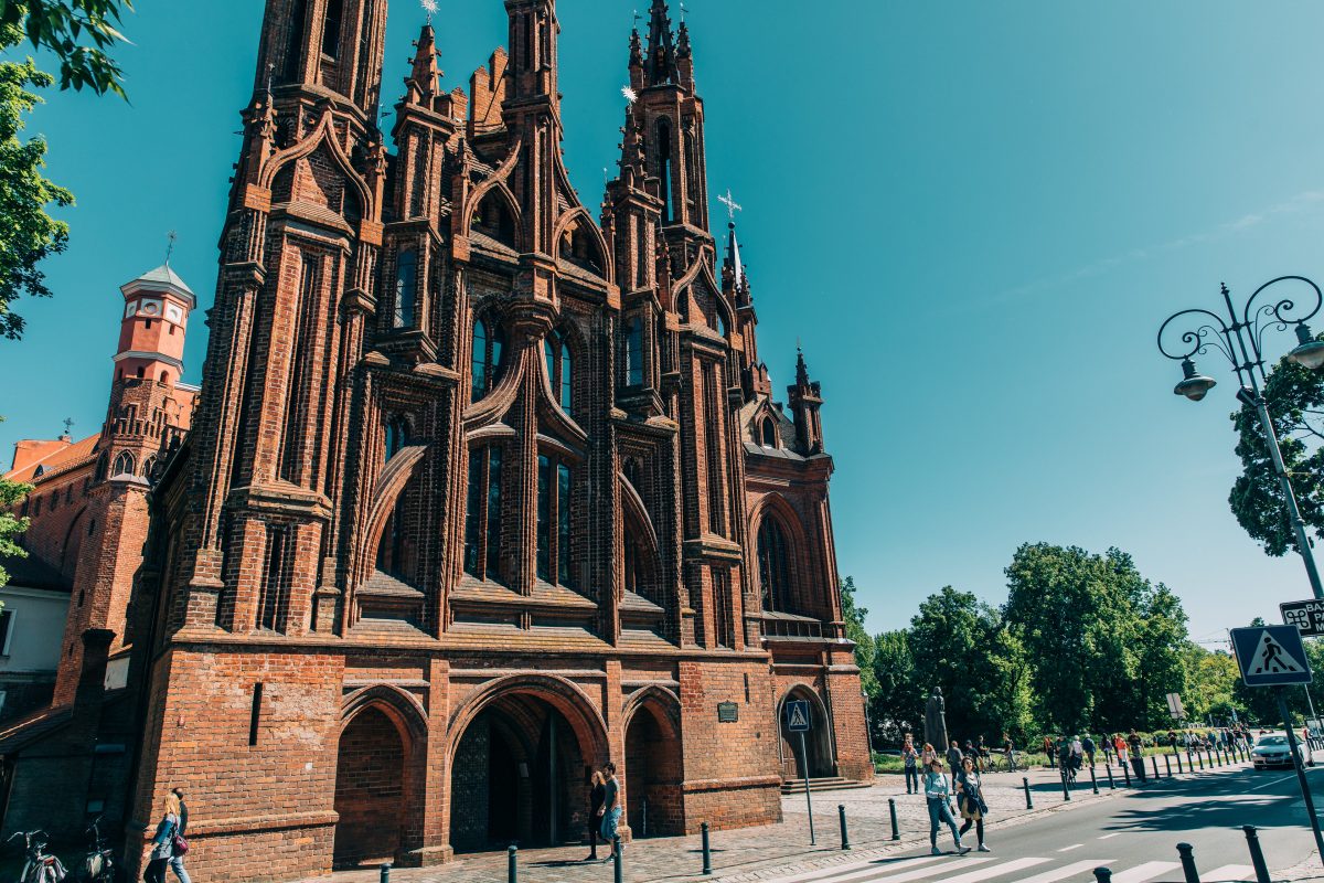 St. Anne's church in Vilnius, Lithuania