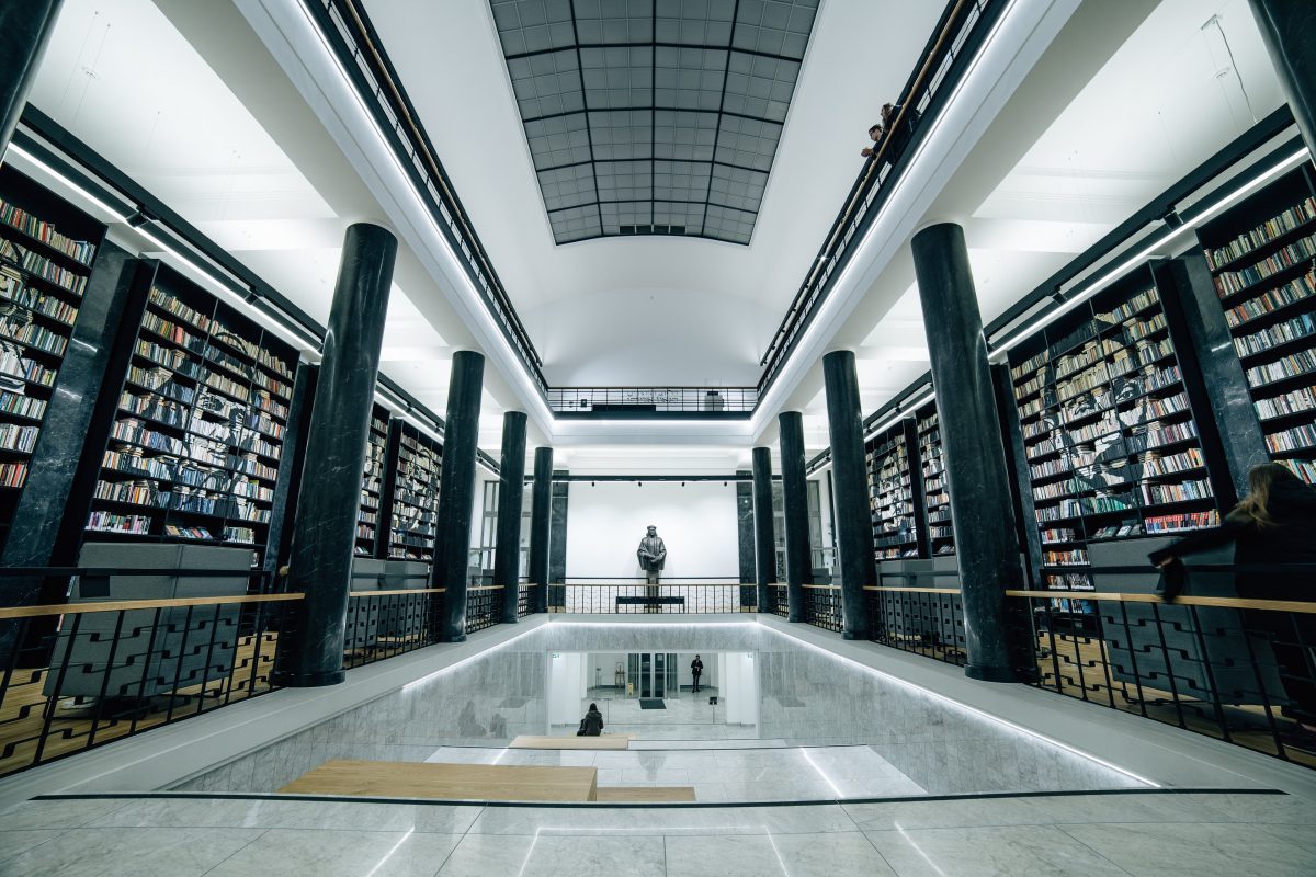 Staircase at Mazvydas National Library