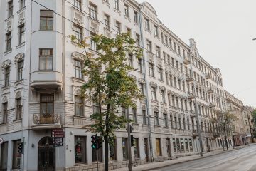 New town building in Vilnius